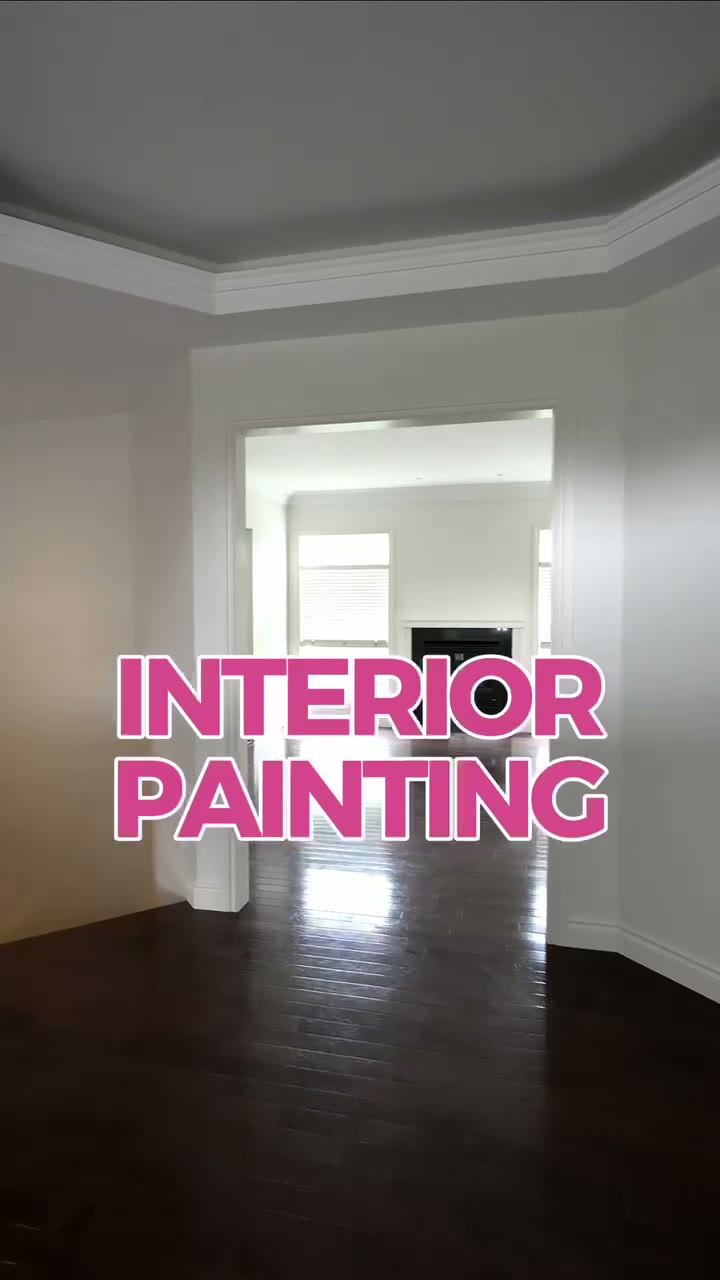 Walkthrough of finished interior rooms with painted walls, ceilings, and trim in Houston, TX